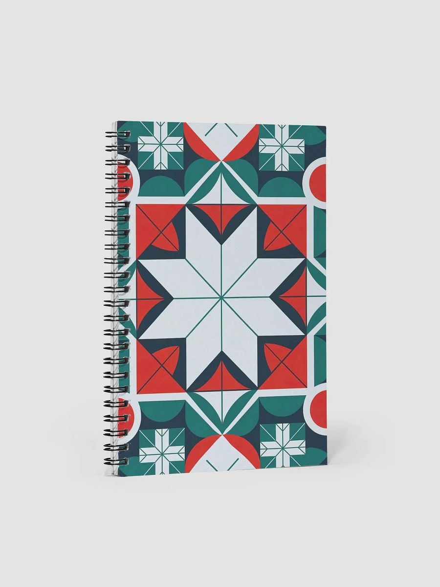 Kaleidoscope patterned Spiral Notebook product image (1)