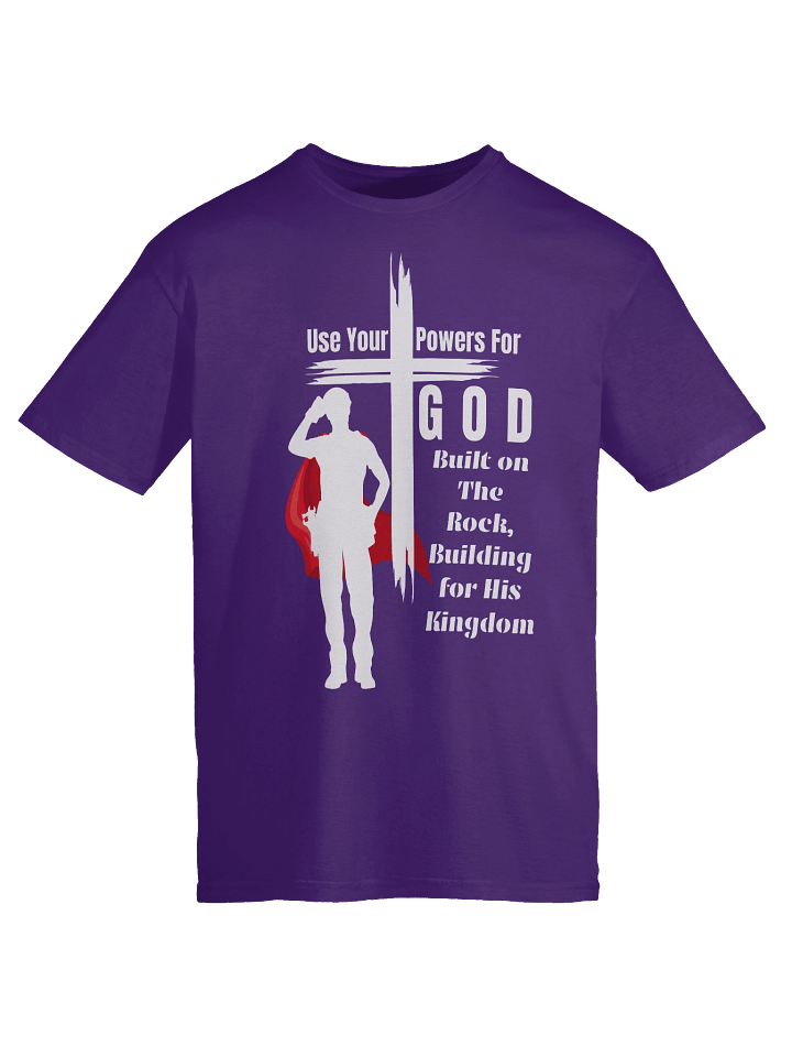 Use your powers for God - Marvel at His Goodness, Christian Construction Worker Superhero T-Shirt product image (21)