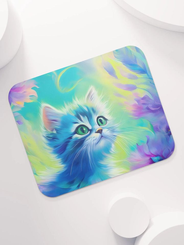 Colorful Kitty Vibes Mouse Pad product image (1)