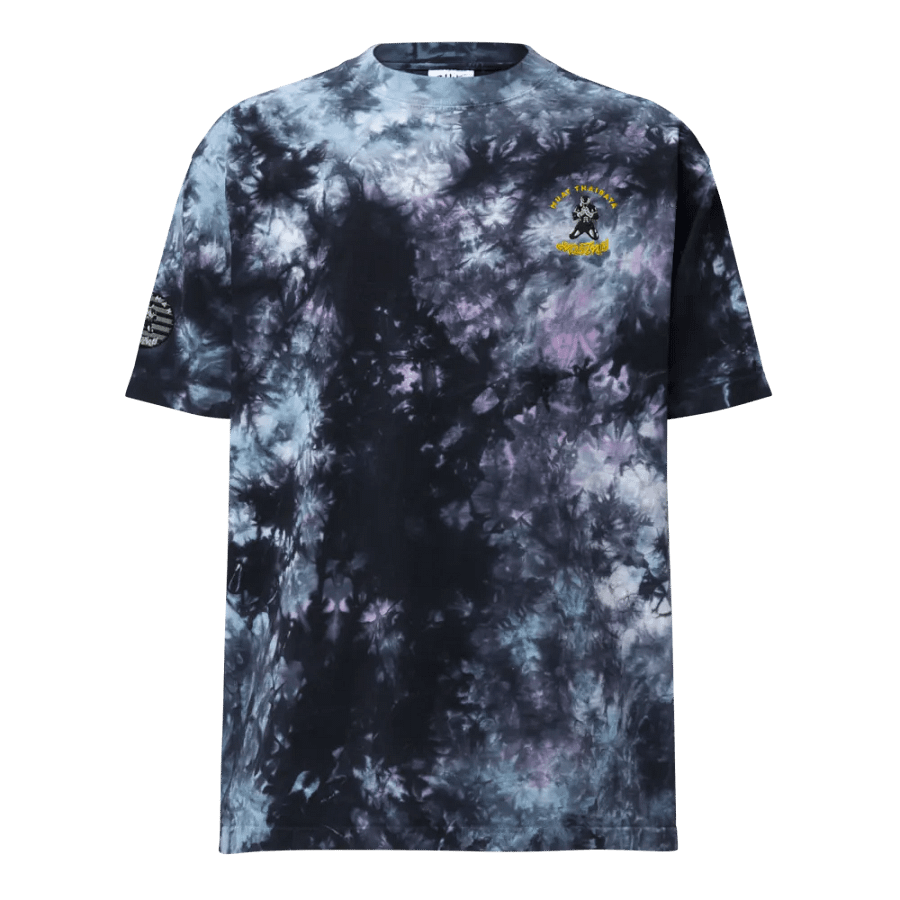 Muay Thaibata Oversized Thai-Dye shirt, Milky way product image (1)
