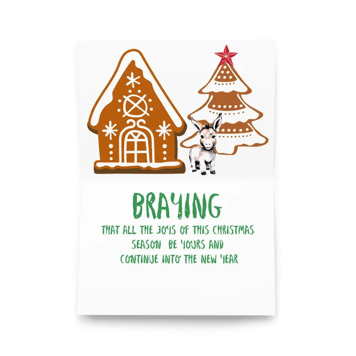 Festive Donkey Christmas Greetings product image (3)