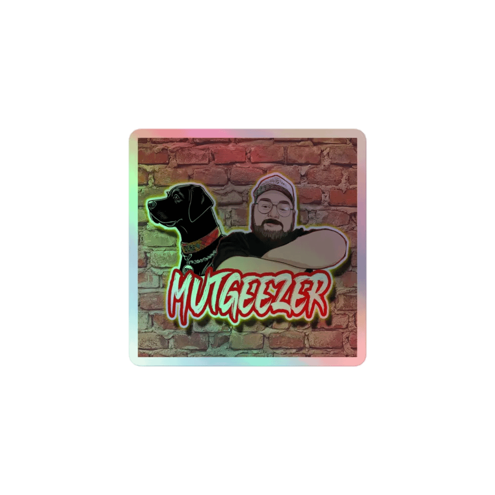 Mutgeezer Kiss-Cut Holographic Sticker Sheet product image (1)