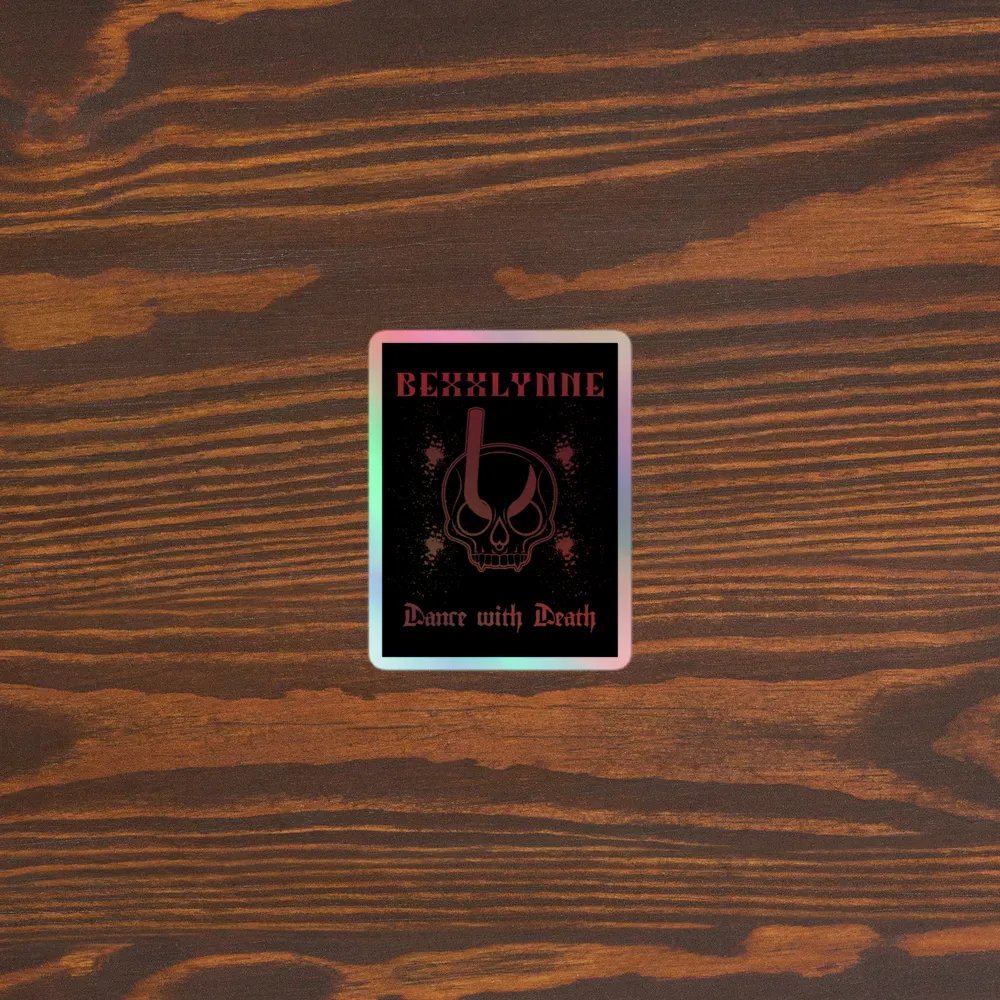 DANCE WITH DEATH HOLOGRAPHIC STICKER product image (5)