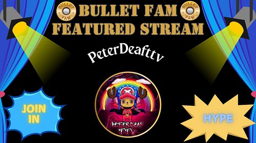 🚀 Featured Stream Takeoff! 🚀 
Bullet Fam, it’s time to ride the wave with @petercastillo59 🚨 LIVE now! 
🌙✨The only thing miss...