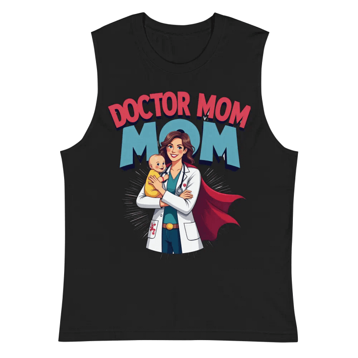 Doctor Mom Superhero Muscle Tank product image (3)