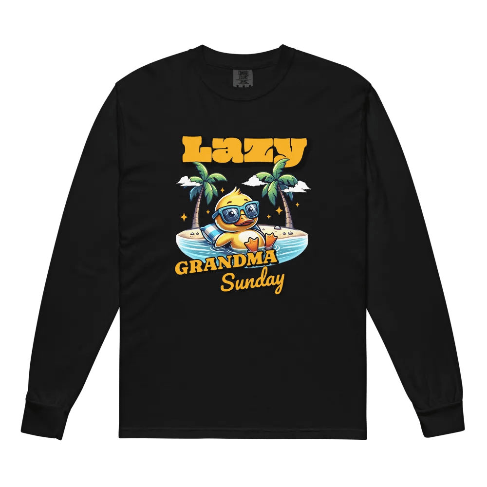 Grandma Tropical Duck Long Sleeve Shirt product image (2)