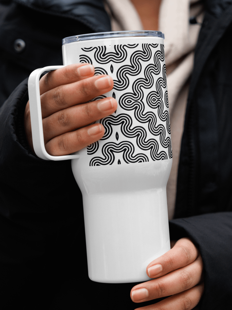 Monochrome Wave 25oz Travel Mug product image (2)