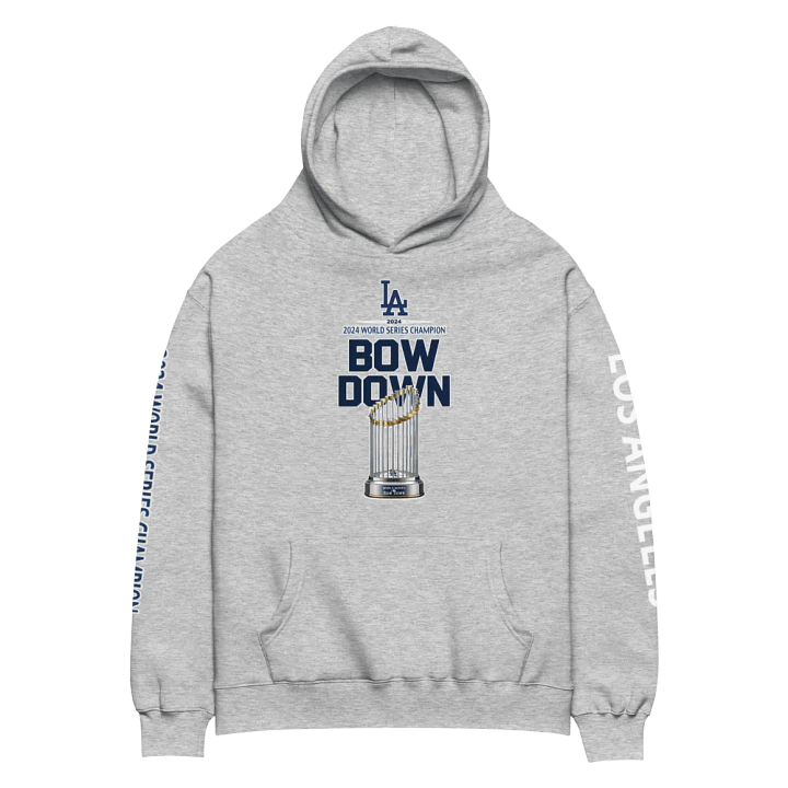 "Bow Down" LA Dodgers 2024 World Series Champion Hoodie | MLB Home Locker product image (8)