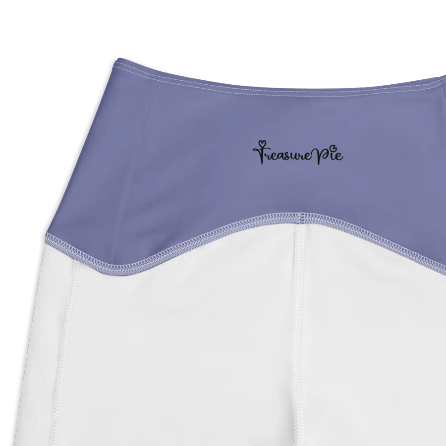 Plain Purple Soft Summer Women's High Waisted Premium Crossover Leggings with Pockets by Treasure Pie product image (4)