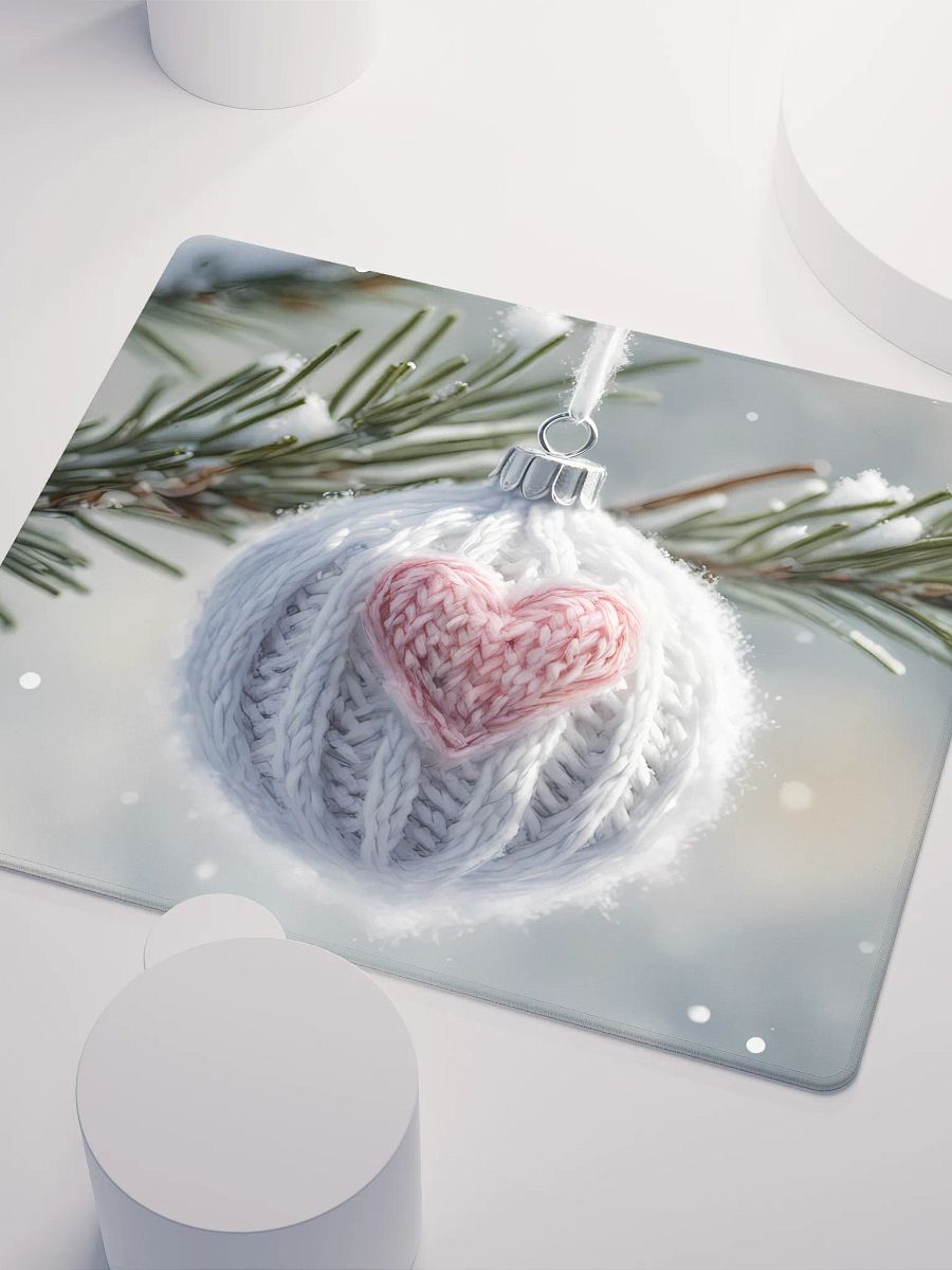 A Heart for the Yuletid Warmth, Gaming Mouse Pad, 2 Sizes product image (4)