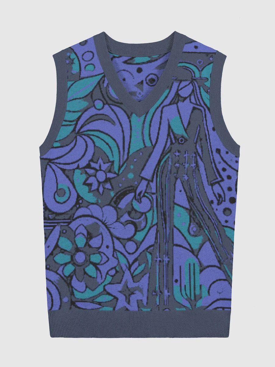 Mystic Mosaic: Knitted V-Neck Vest product image (1)