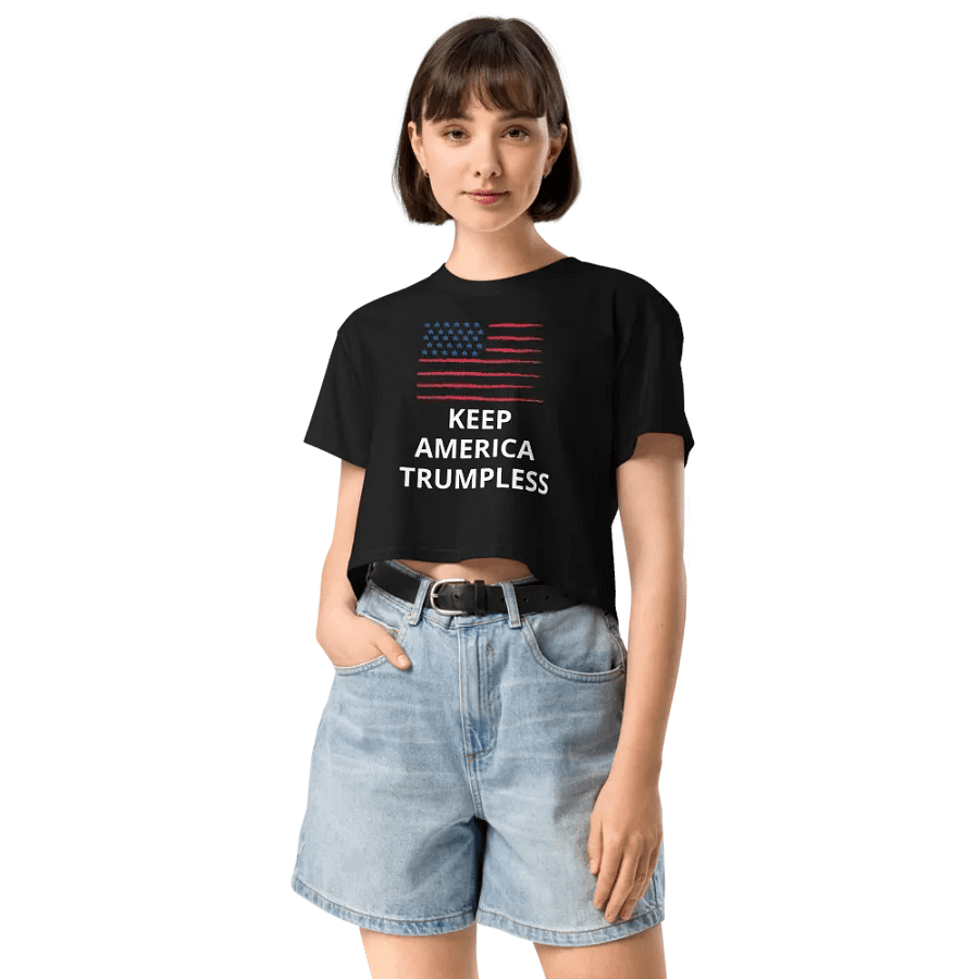 Pris-Keep America Trumpless -AS Colour Women's Premium Crop Top product image (12)