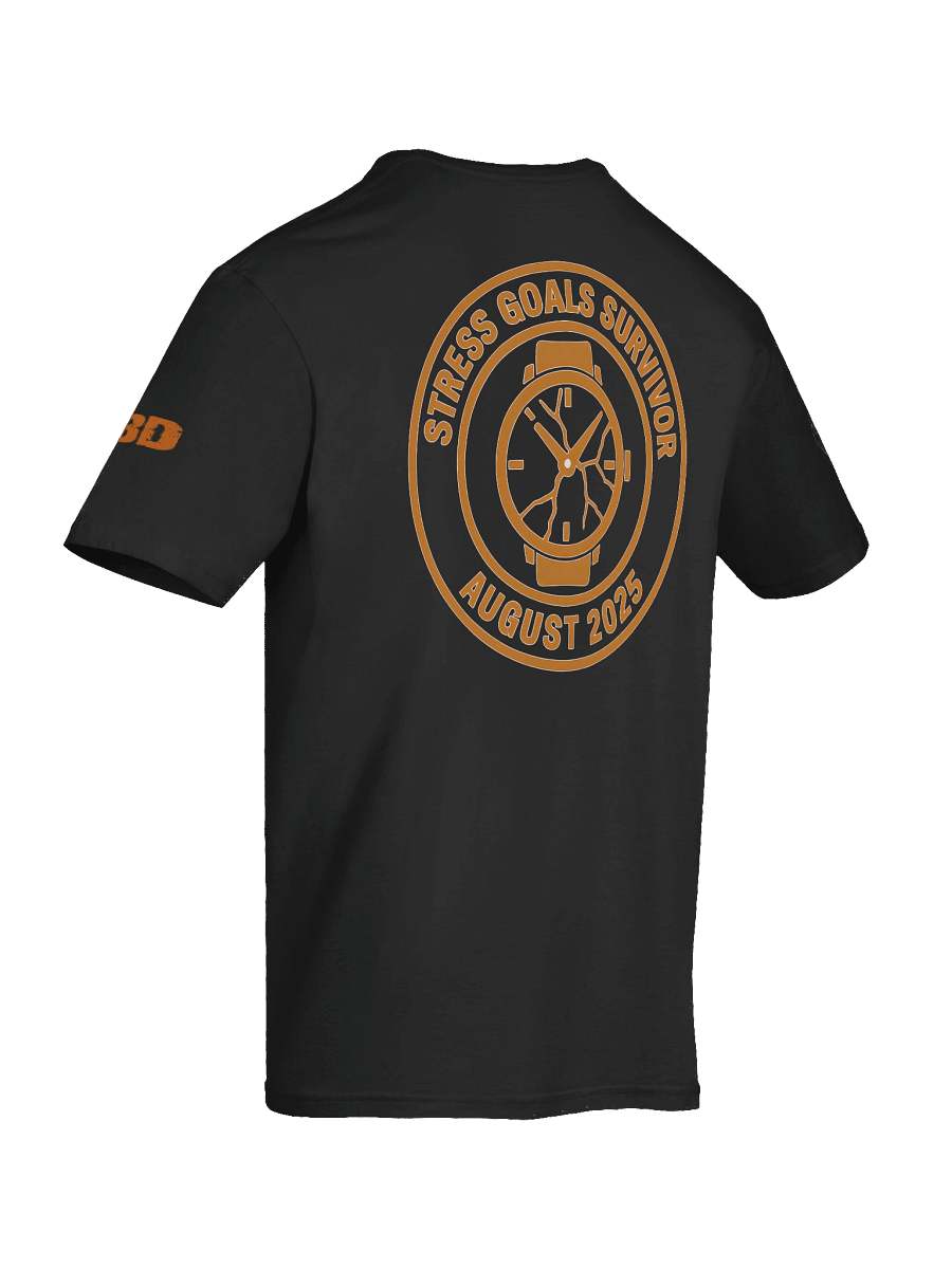 HBD Gaming Stress Goals Survivor 2025 T-shirt product image (101)