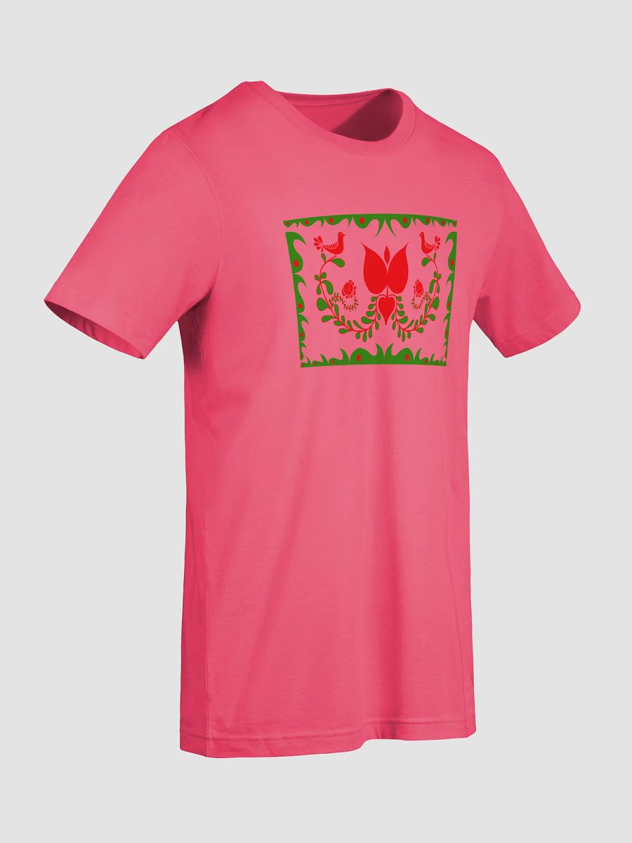 Hungarian Folk Art Red & Green T-Shirt product image (7)