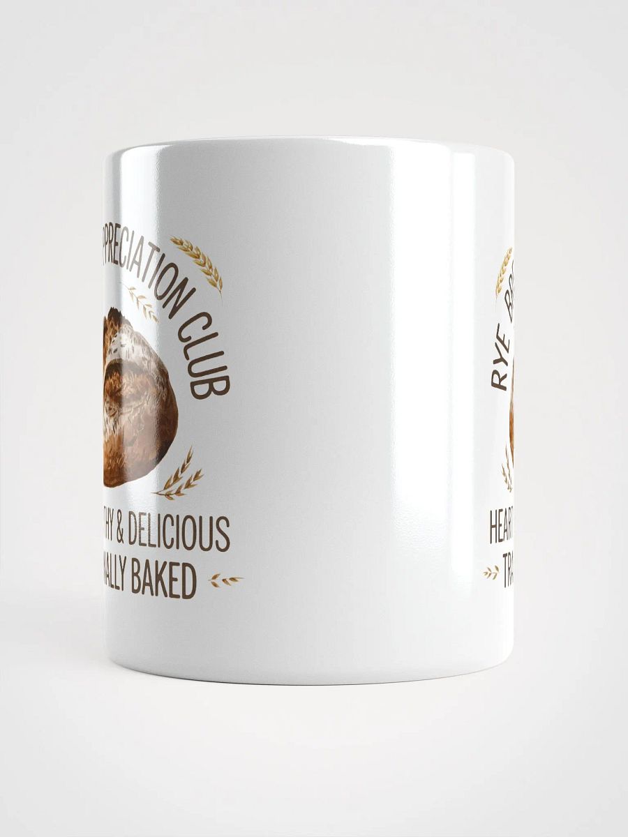Rye Bread Appreciation Club White Glossy Mug product image (5)