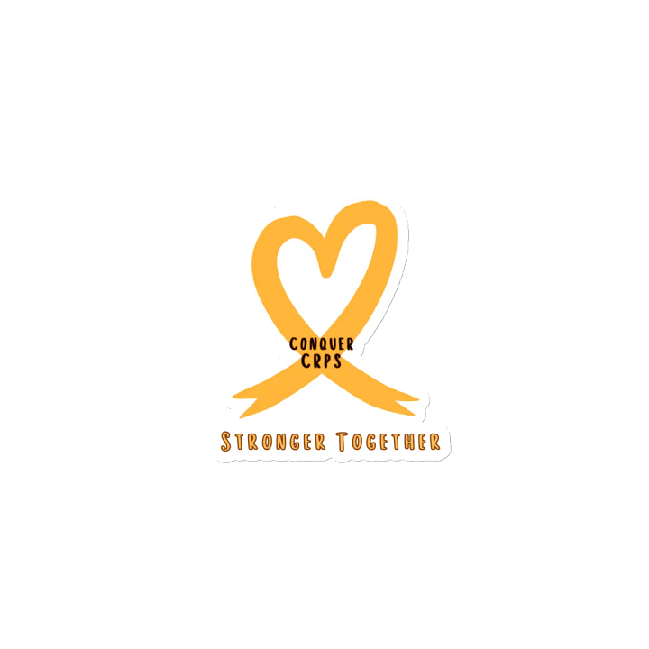 Official Conquer CRPS Awareness Ribbon heart Magnet product image (1)
