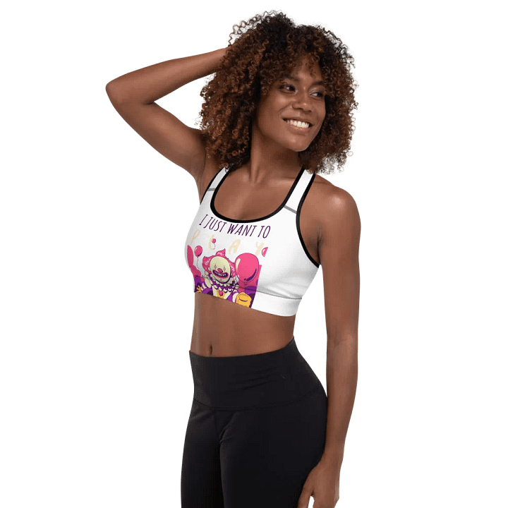 Playful Clown All-Over Print Sports Bra product image (1)