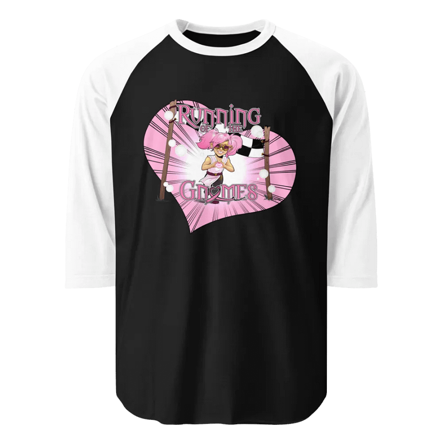Running of the Gnomes Heart Racer- by Mischi - Raglan Tee product image (1)