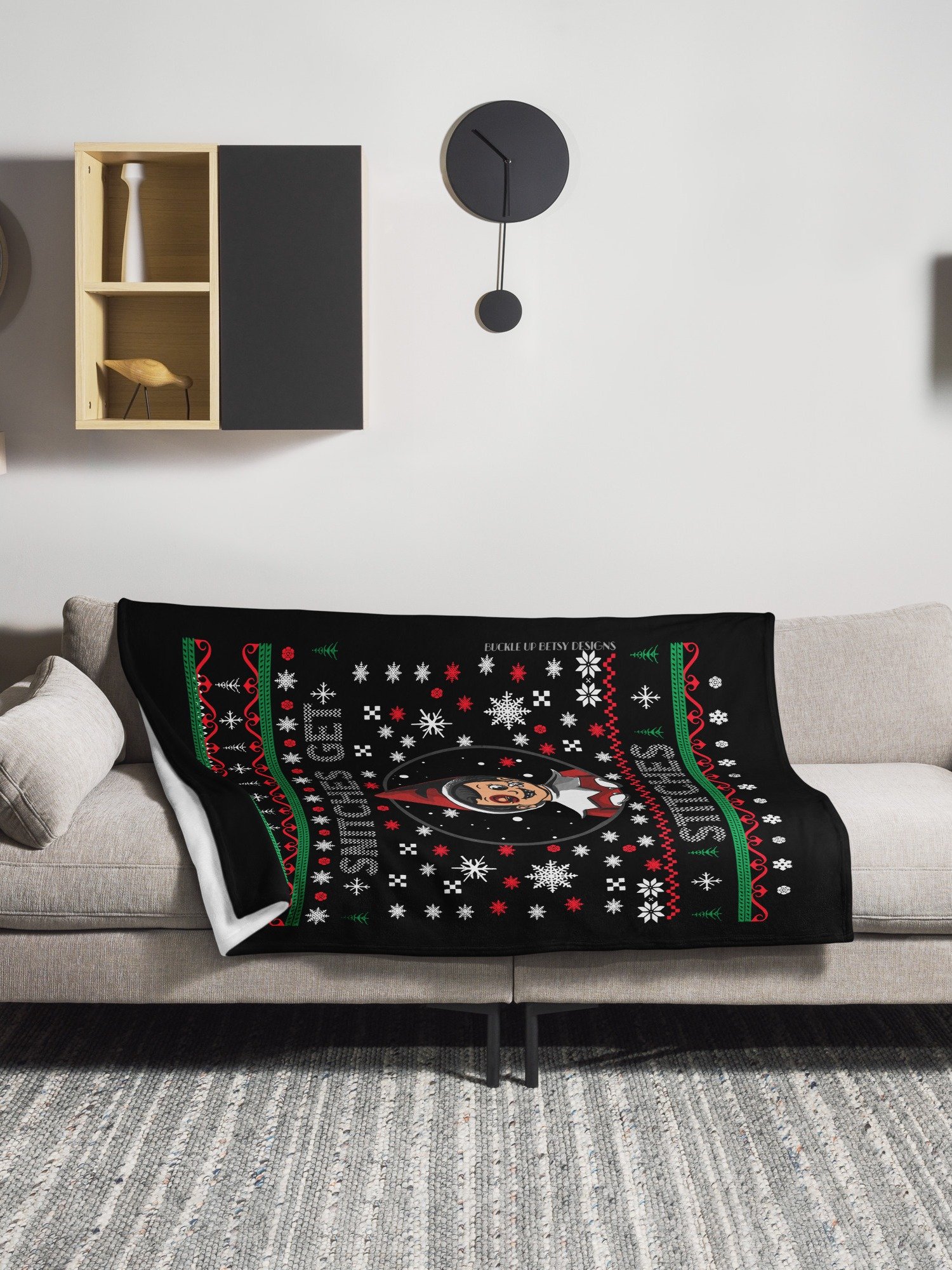Holiday - Snitches Get Stitches Throw Blanket product image (3)