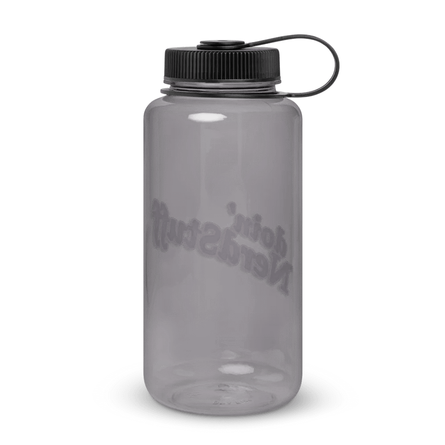 doin' NerdStuff Charcoal Wide Mouth Bottle product image (2)