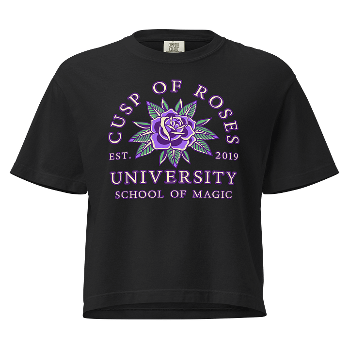 school of magic | crop tee | gemini-cancer cusp product image (1)