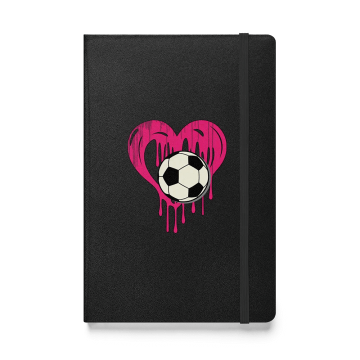 Heart Soccer Hardcover Journal product image (1)