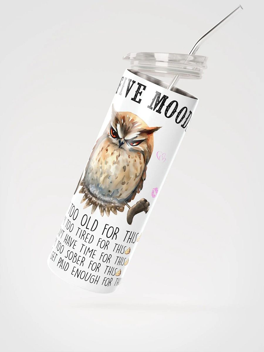 Whimsical Owl Stainless Steel Tumbler product image (3)