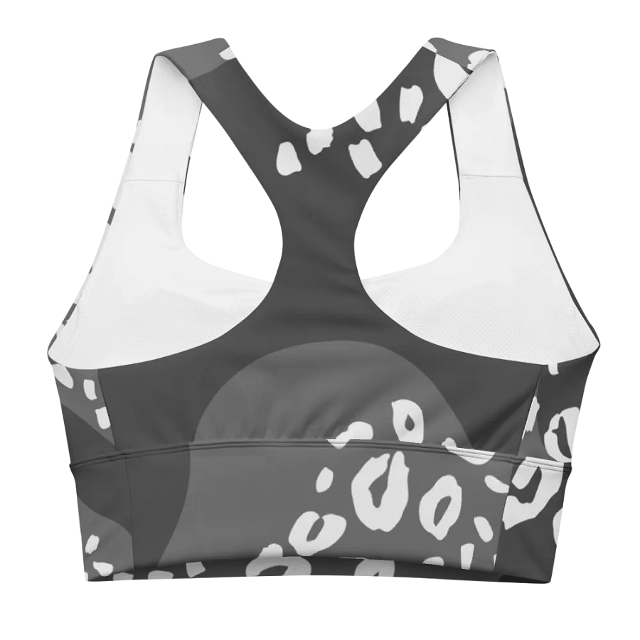 Grey Splotch All-Over Sports Bra product image (2)