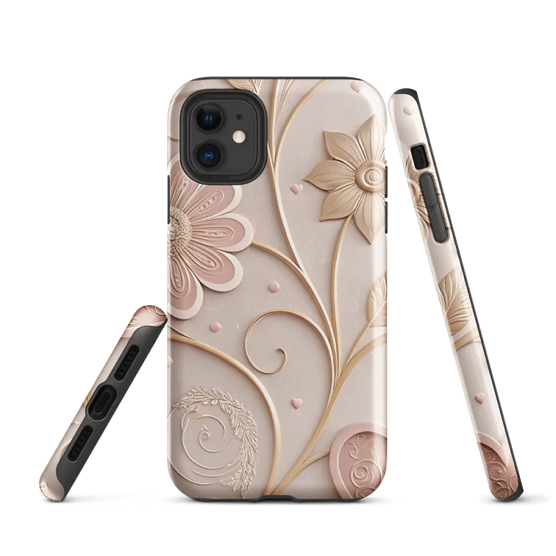 Floral Elegance Luxury iPhone® Tough Case