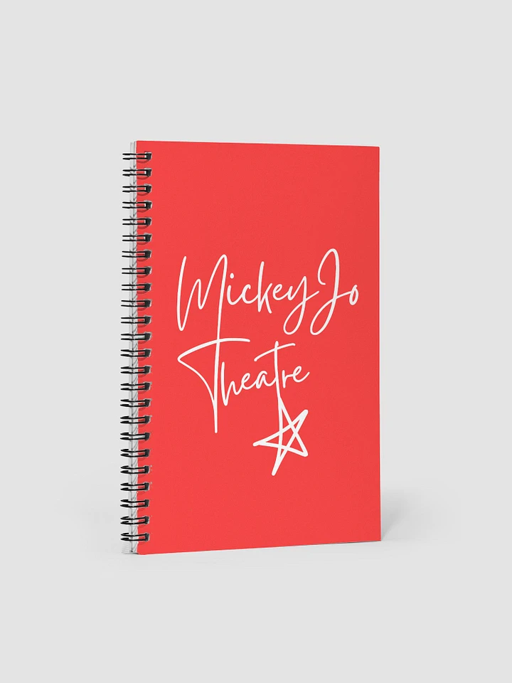 MickeyJoTheatre Red Spiral Notebook product image (1)