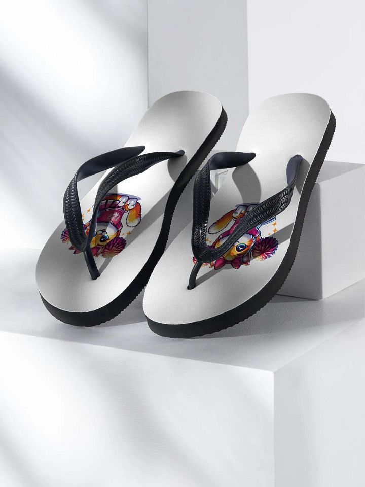 Cheerleader Cat Flip Flops product image (2)