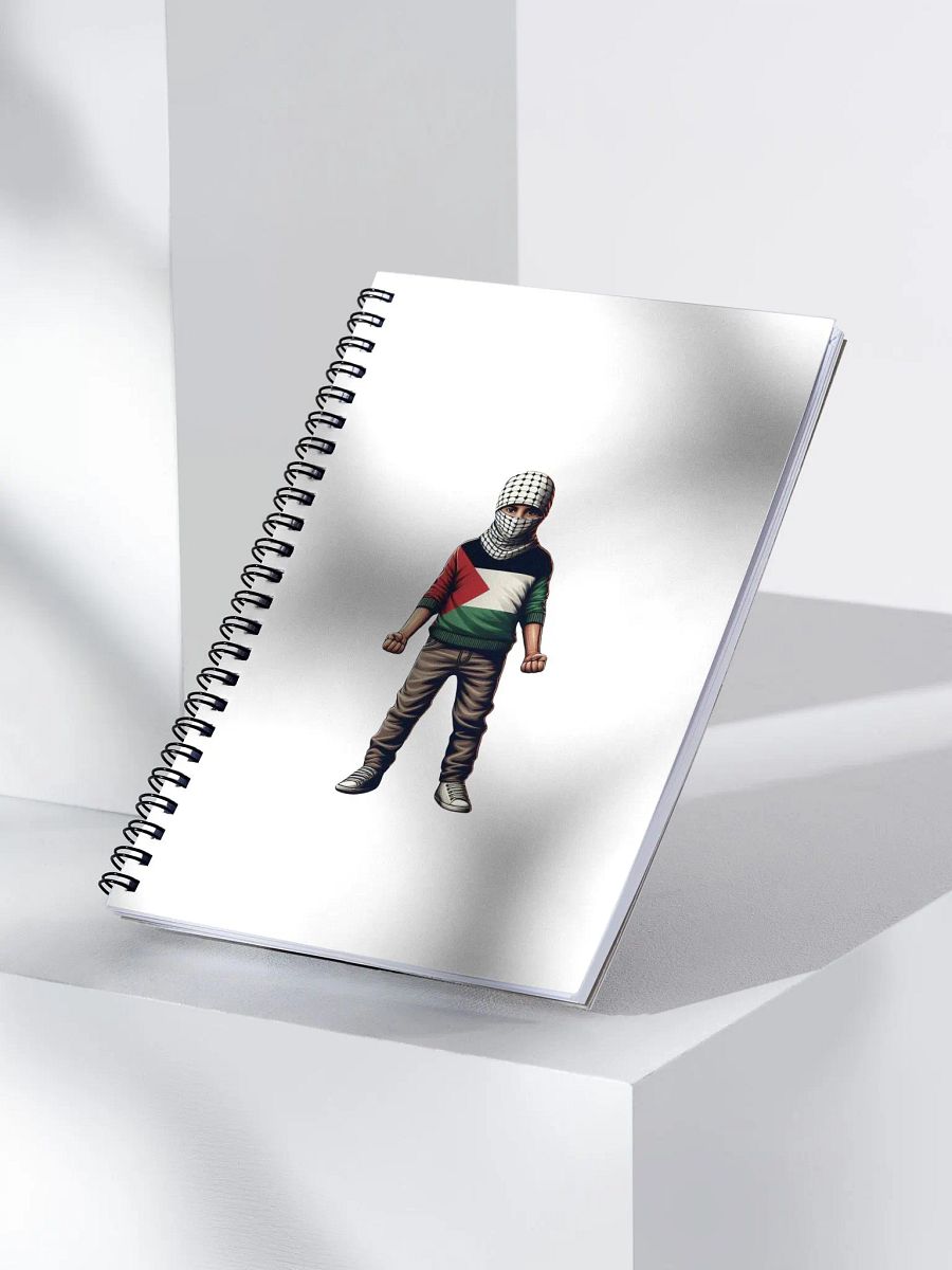 Spiral Notebook | AI Design FREE PALESTINA product image (3)