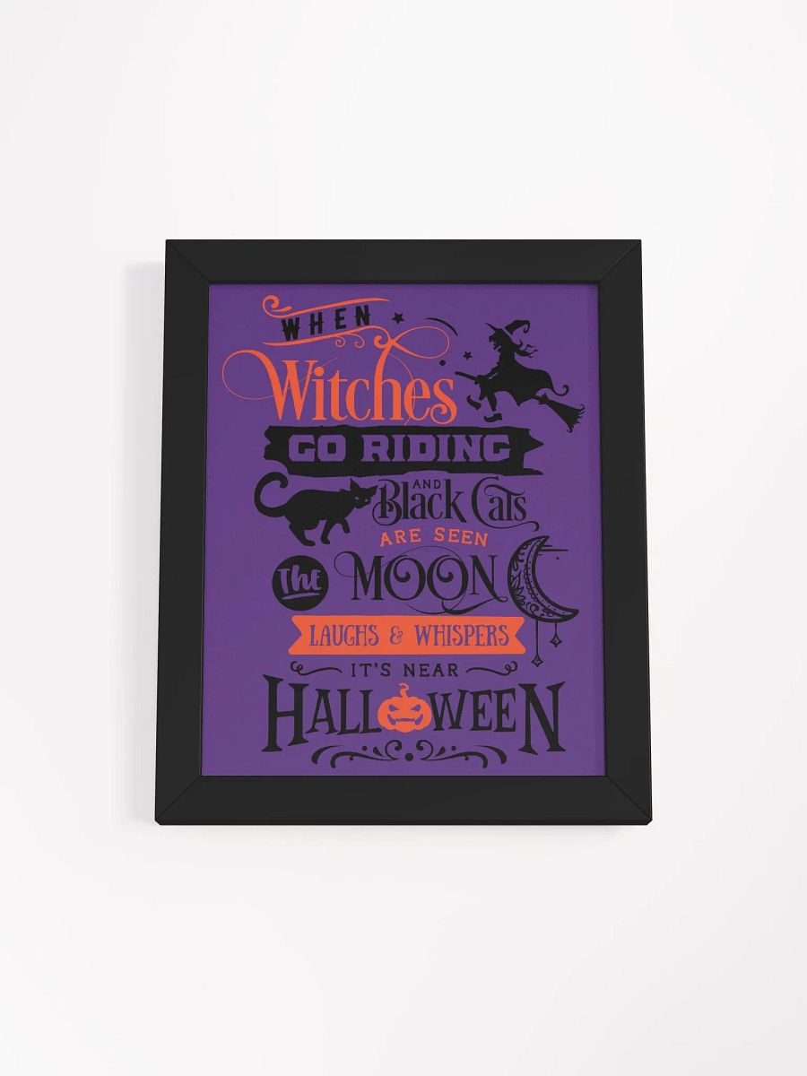 Witch Quote: Framed High-Quality Matte Poster product image (12)