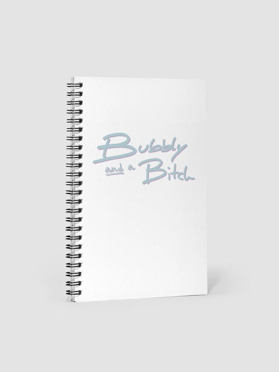 Bubbly and a B*tch ( cotton candy shadow design) notebook product image (1)