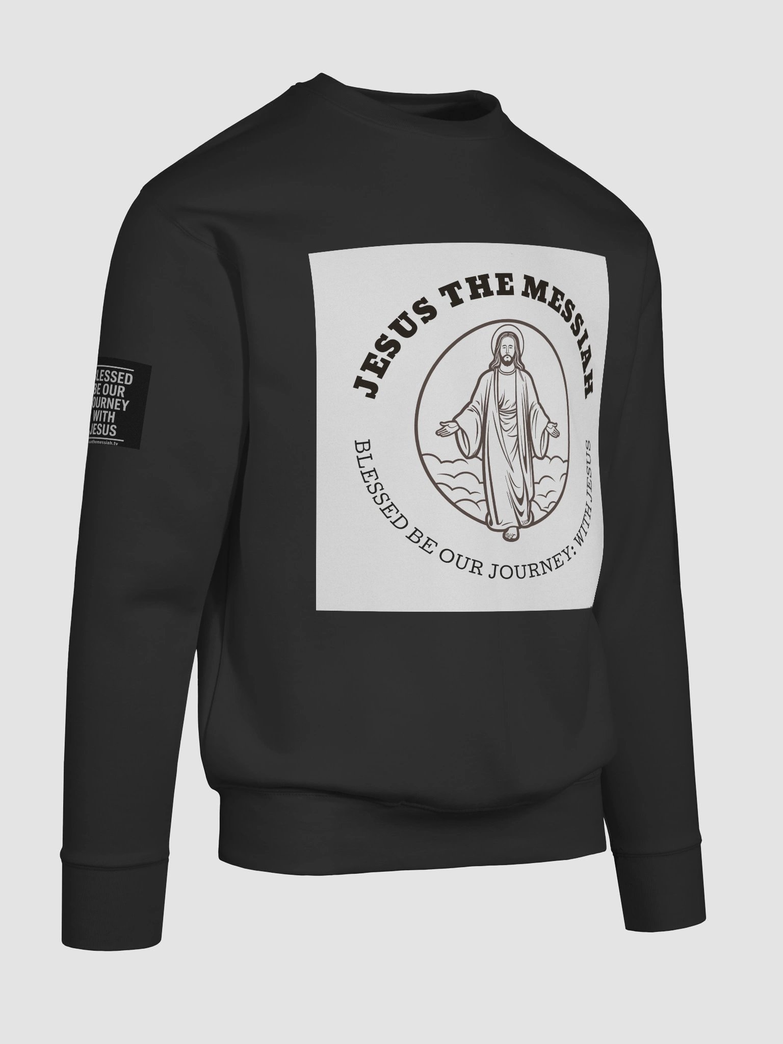 Jesus The Messiah Fleece Crewneck – “Blessed Journey” Prayer Edition product image (10)