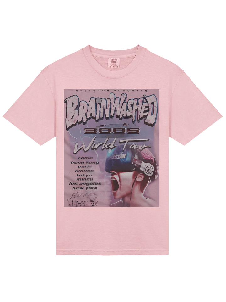 Hellstar Brainwashed World Tour T-Shirt Pink product image (1)