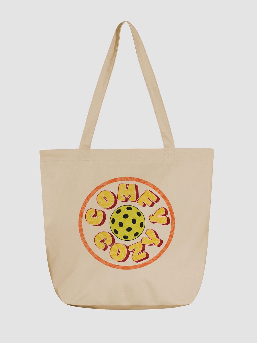 Comfy Cozy Pickleball Circle Colorful Tote Bag product image (2)