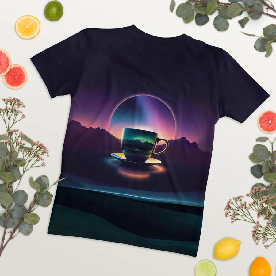 Coffee Sunset All Over Print T-shirt product image (8)
