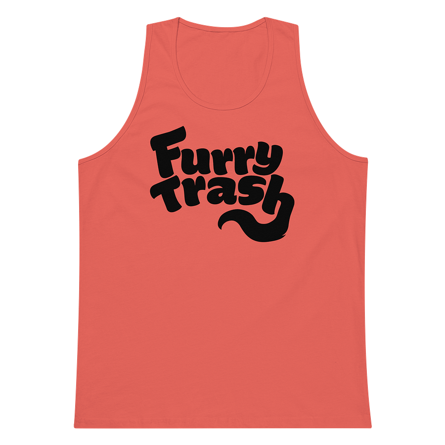 Furry Trash Tank – Bubble Logo (Black Print) product image (19)