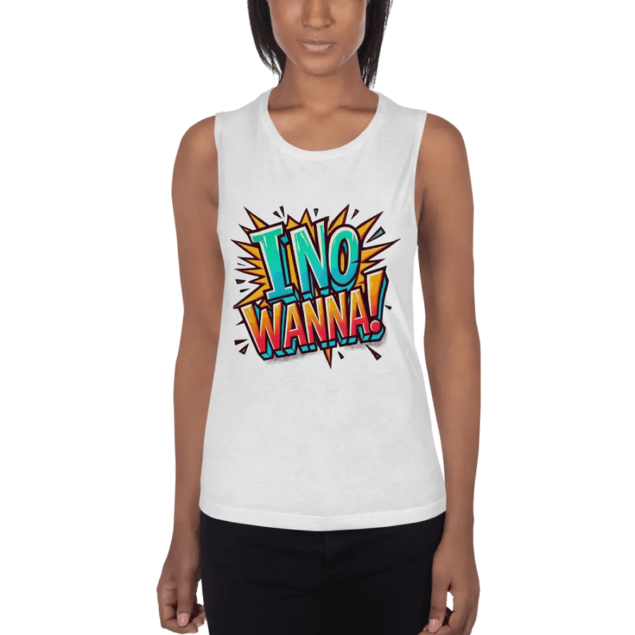 I NO WANNA WOMANS TANK product image (1)