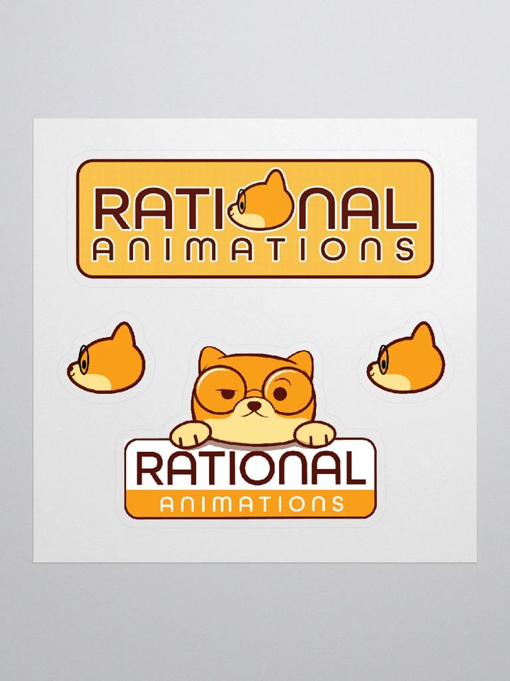 Rational Animations All Logos - Sticker sheet product image (1)