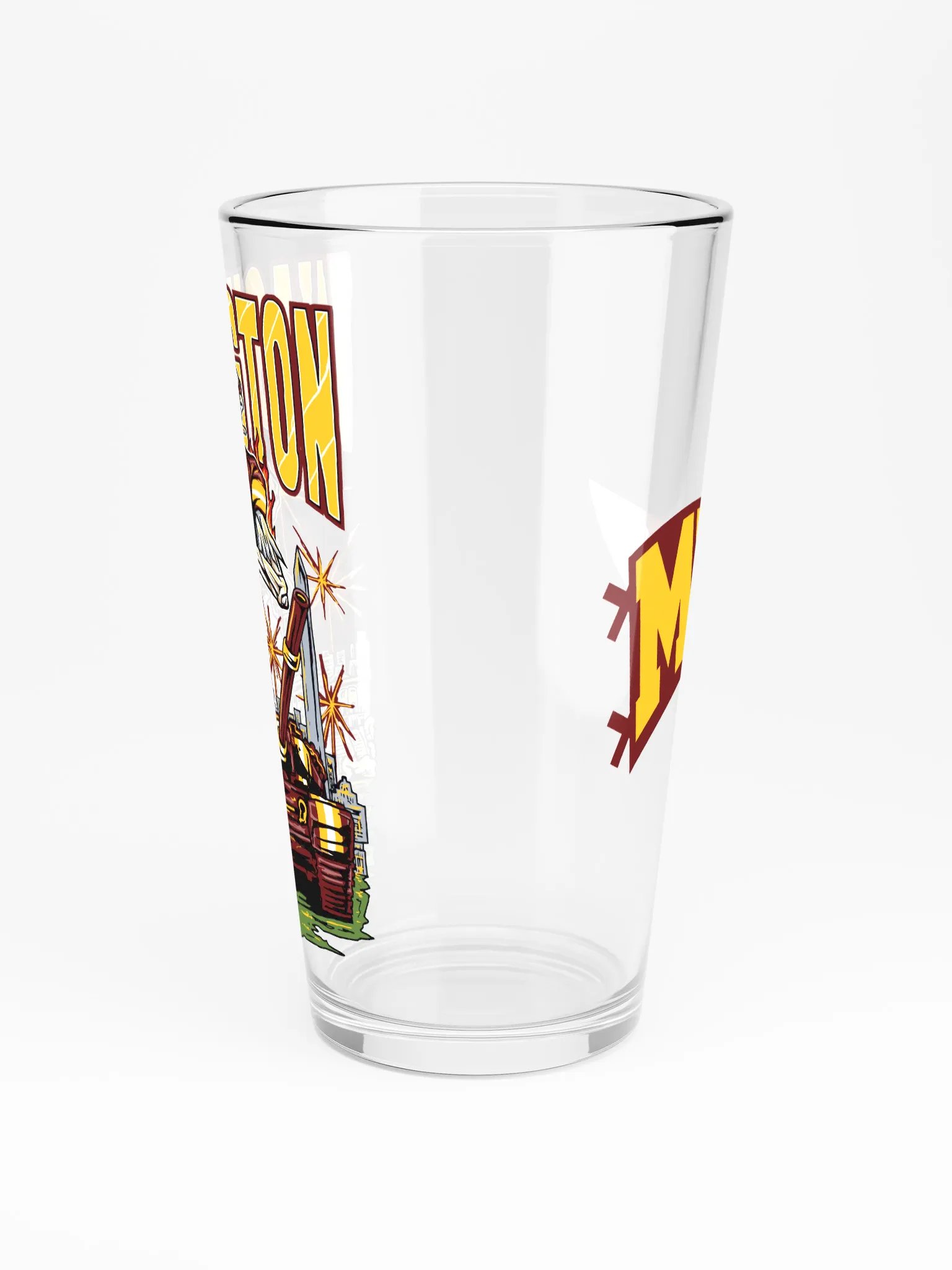 Washington DC, Welcome to Football Pint Glass product image (3)