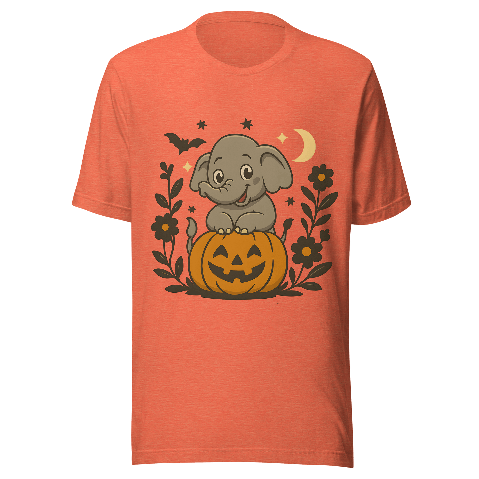 Spooky Elephant Pumpkin T-Shirt product image (2)