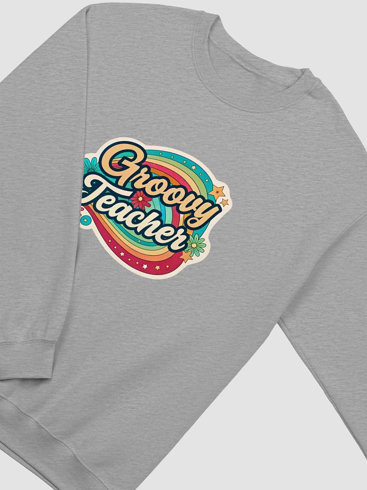 Groovy Teacher Crewneck Sweatshirt product image (11)