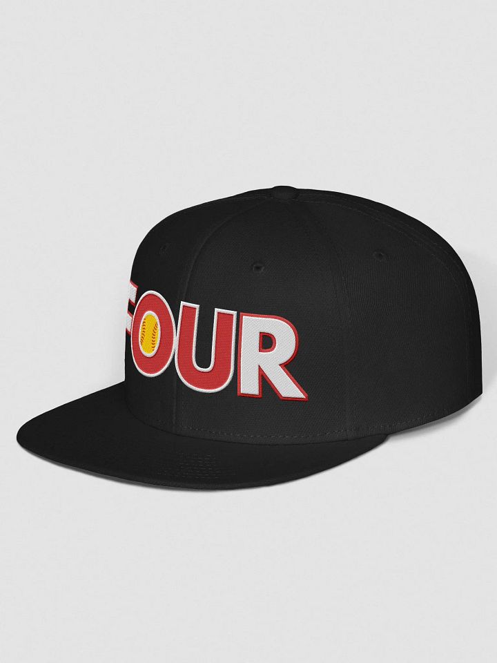 FOUR Softball Snapback Cap product image (2)
