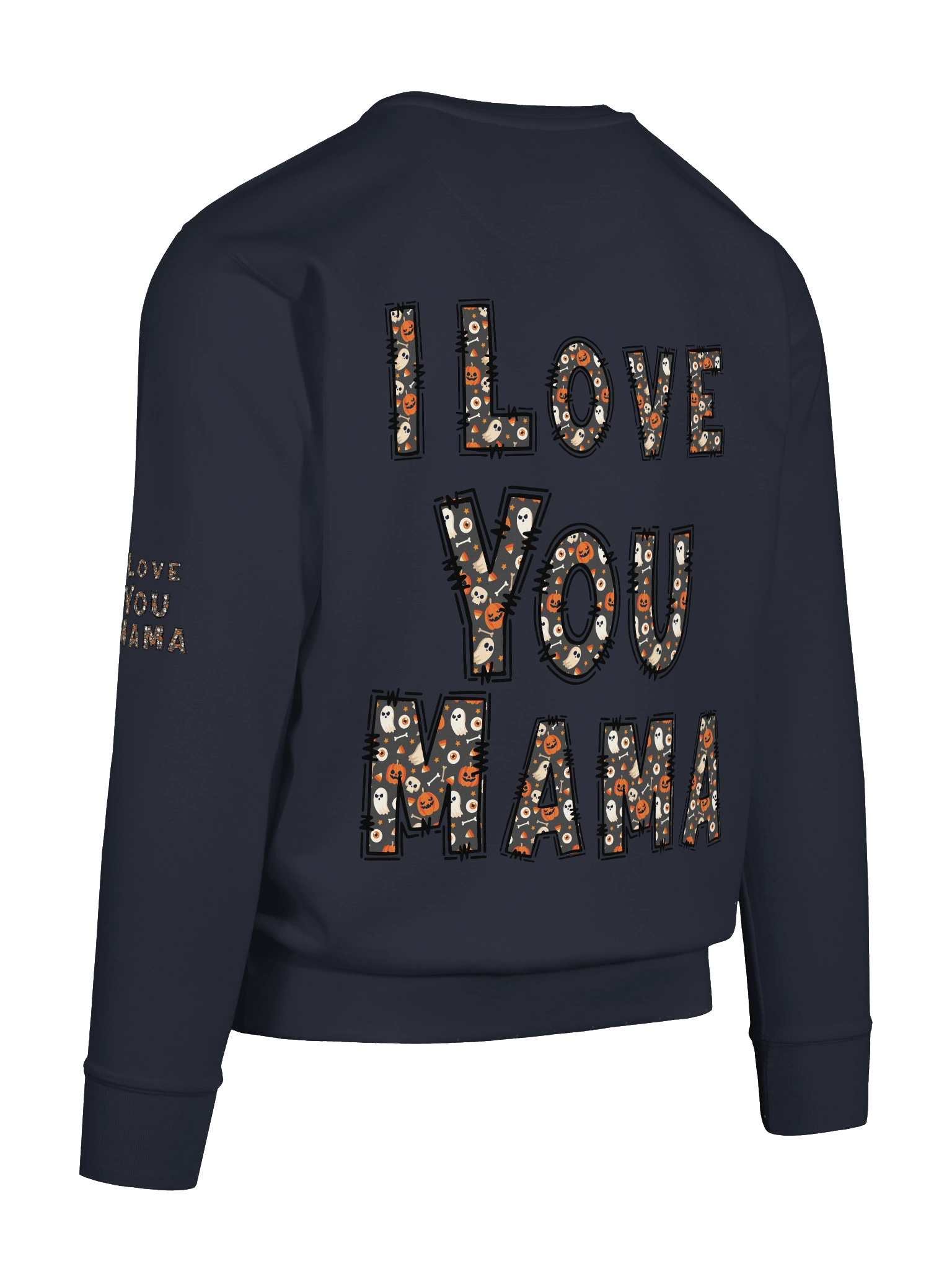 I Love You Mama Halloween Alphabet Sweatshirt product image (130)