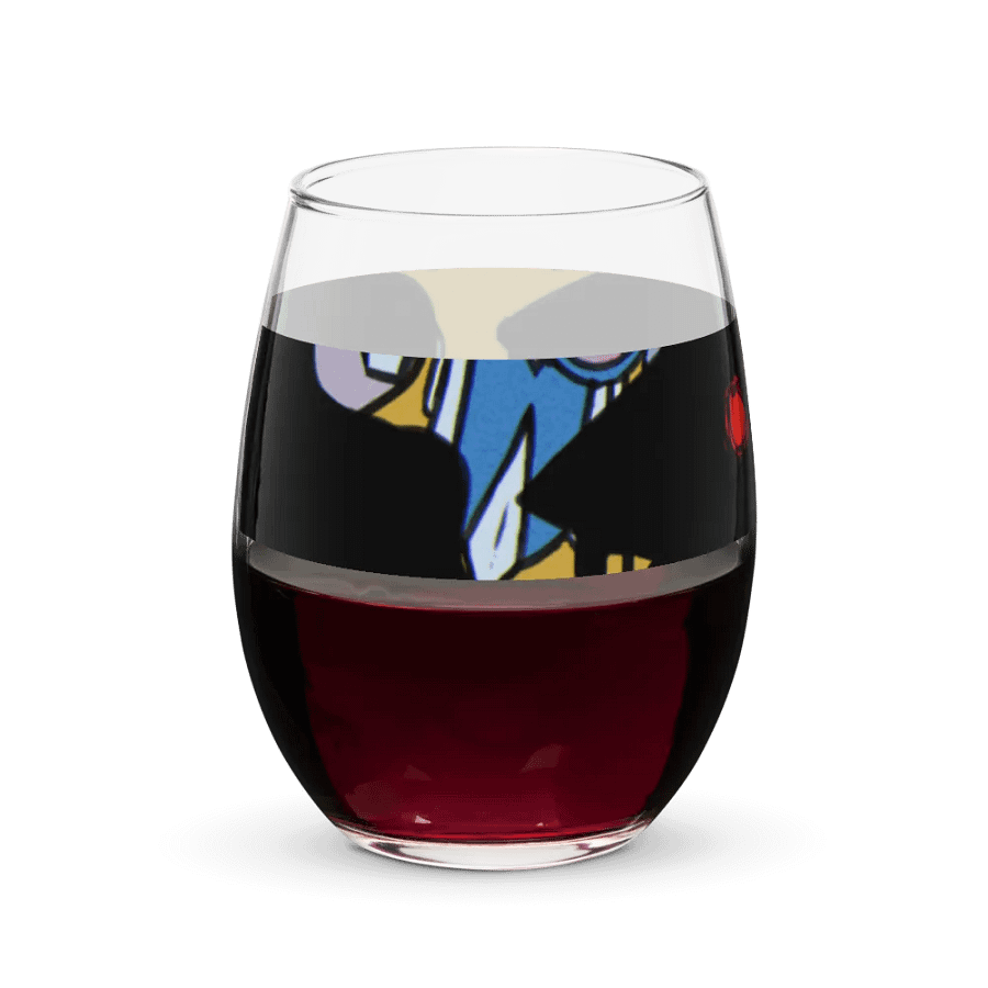 Distortion World 2 Stemless Wine Glass product image (8)