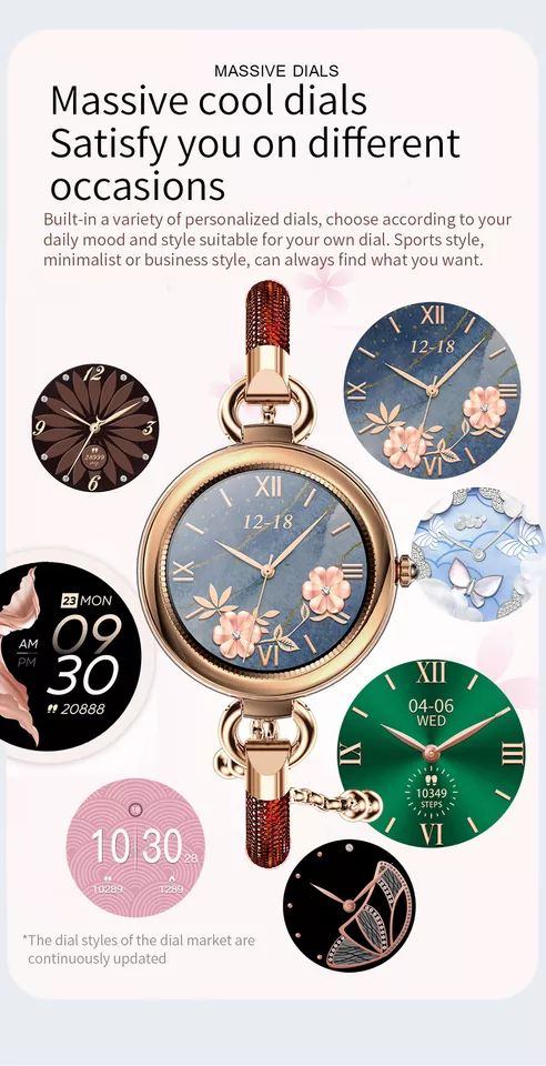 2024 Women Ladies Smart Watch Bluetooth Smartwatch Fitness Bracelet for Girls product image (4)