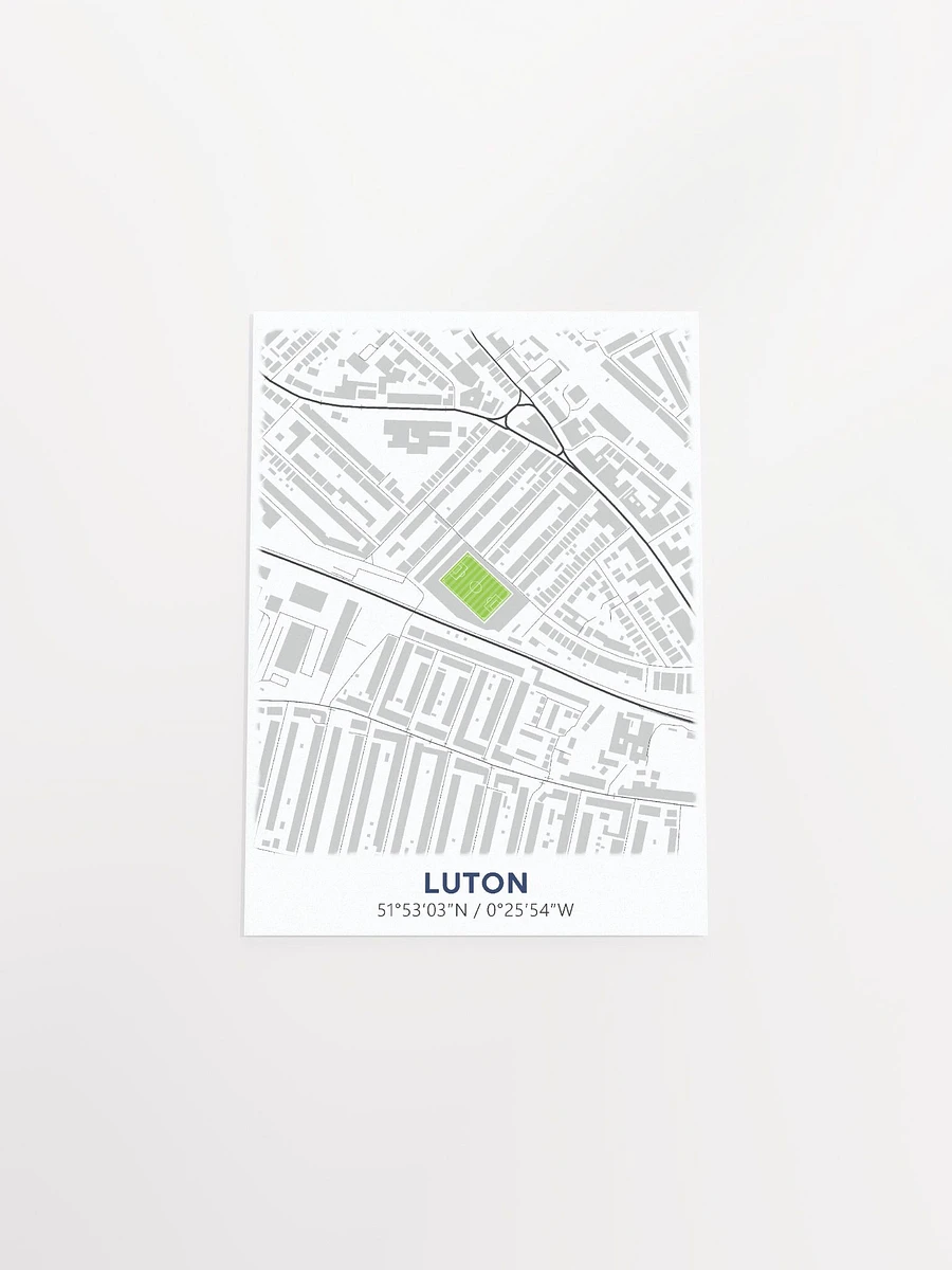 Luton Stadium Map Design Poster product image (4)