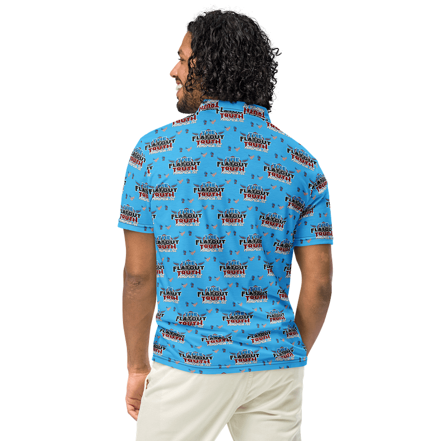 TFOT SlimFit America 1st Blue Polo Shirt product image (5)